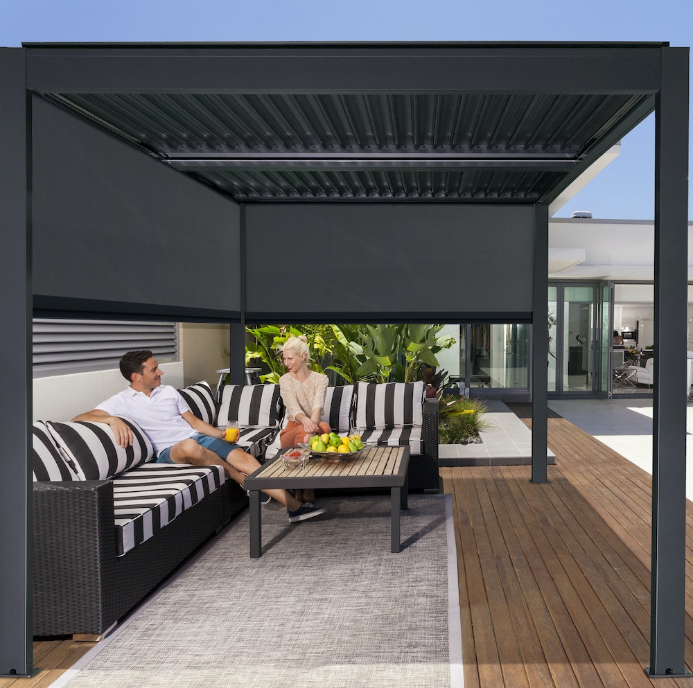 6x4 - Motorised Pergola with LED lights