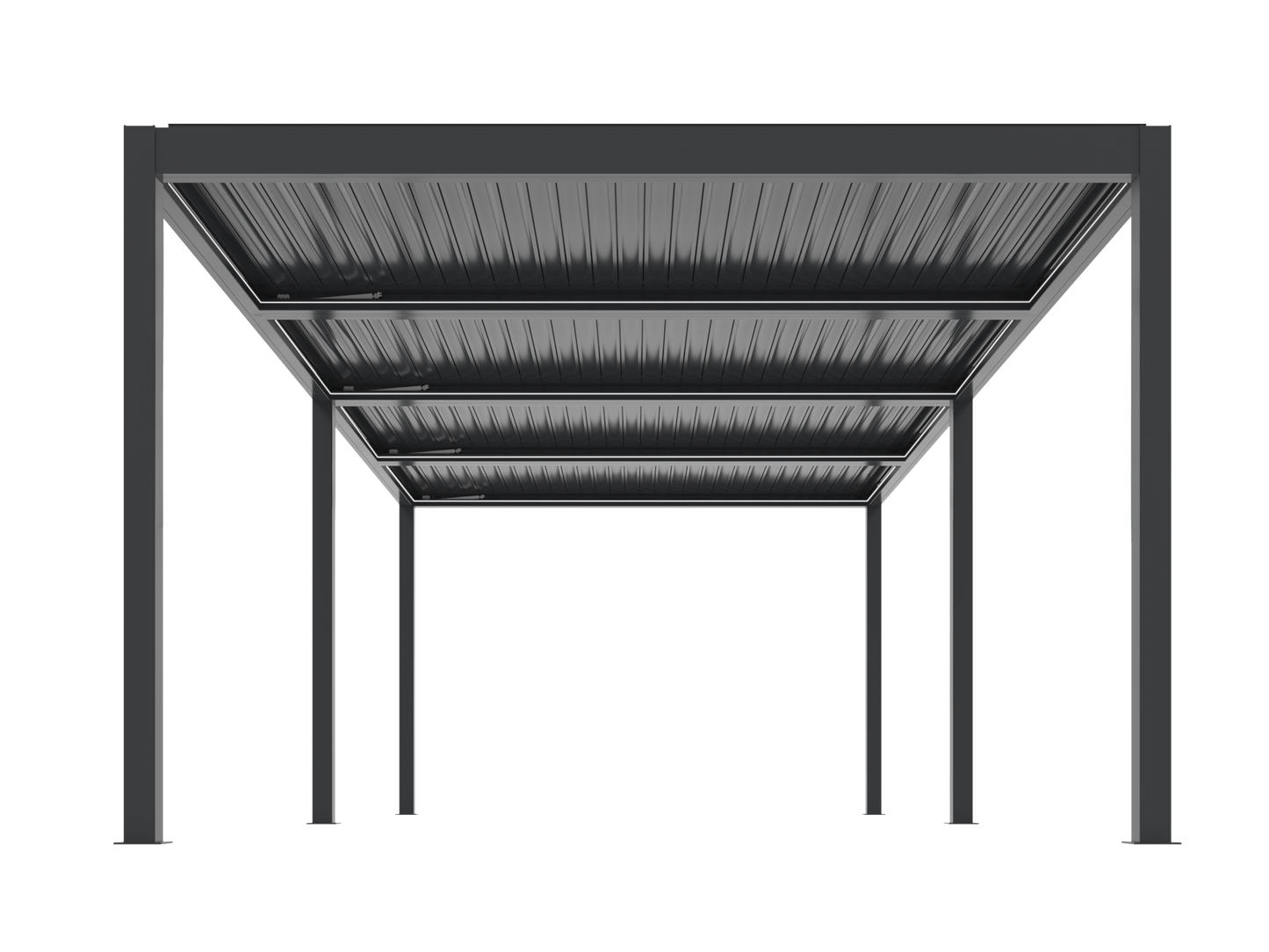4x8 - Motorised Pergola with LED lights