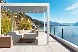 3x3 - Motorised Pergola with LED lights