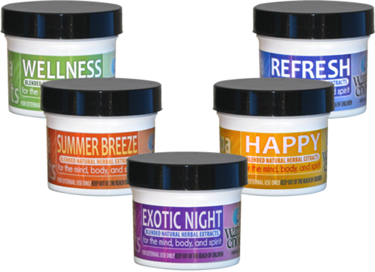 CW WATERS CHOICE - AROMATHERAPY SPA SALTS - SAMPLER PACK