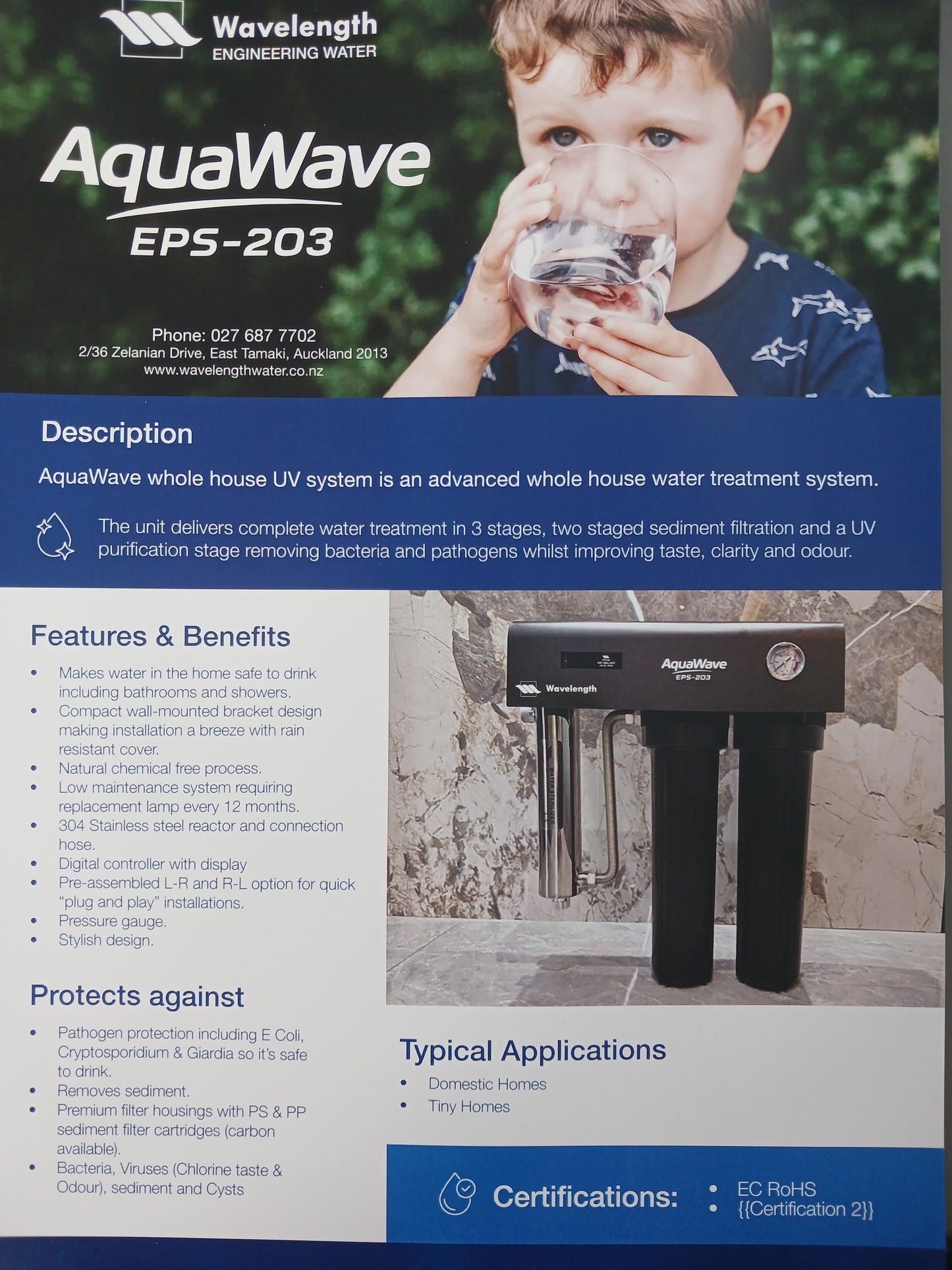 ELITE AQUA WAVE UV UNIT