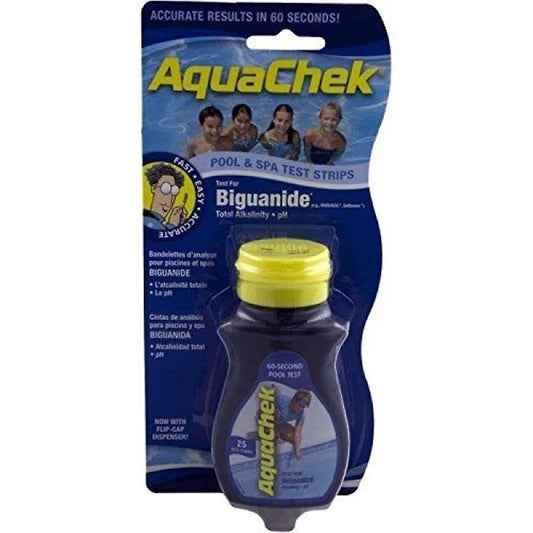 AQUACHEK TEST STRIPS BLUE BIGUANIDE